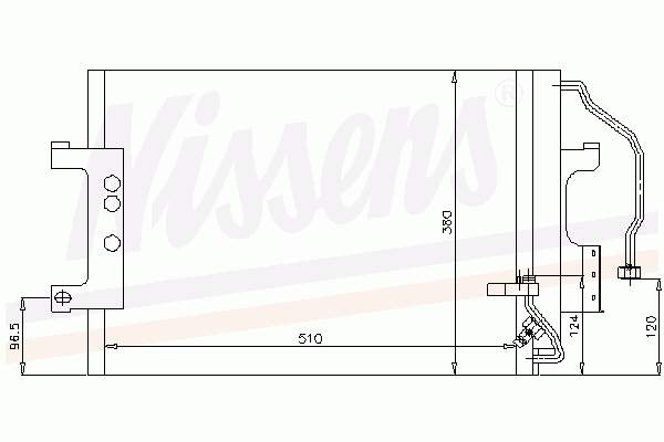 1685000454 Mercedes Radiador de aparelho de ar condicionado