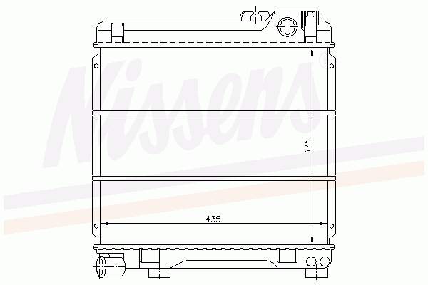 17111177702 BMW Radiador de esfriamento de motor