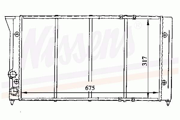 Radiador de esfriamento de motor VAG 535121251C preço, a partir de 148,34 USD