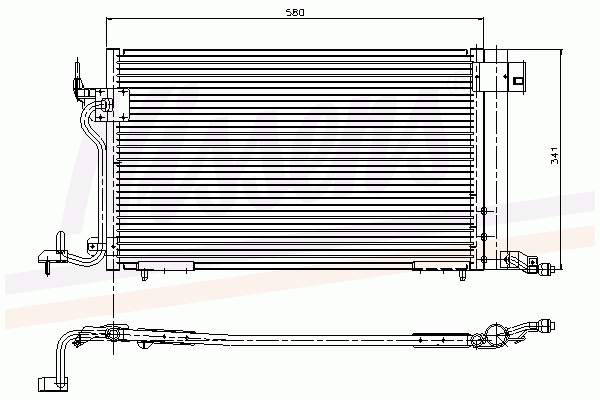 Radiador de aparelho de ar condicionado Peugeot/Citroen 6455AV preço, a partir de 46,01 USD