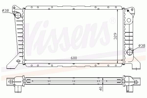 Radiador de esfriamento de motor Ford 92VT8005AA preço, a partir de 82,34 USD