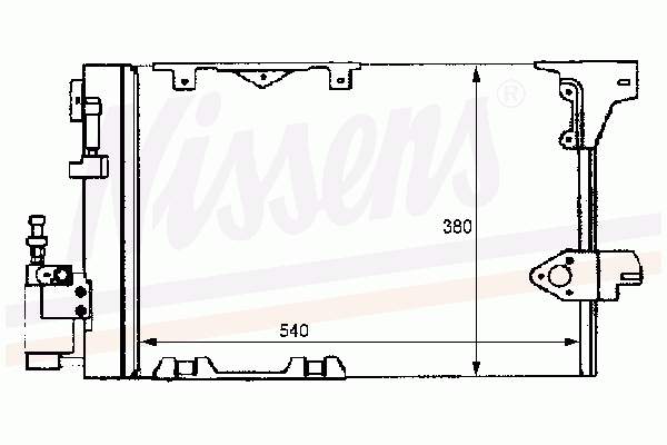 95515191 Opel Radiador de aparelho de ar condicionado