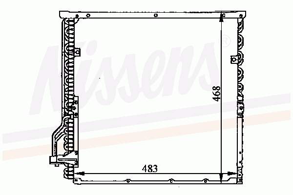 Compre 64538398181 BMW Radiador de aparelho de ar condicionado