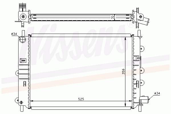 Radiador de esfriamento de motor VALEO 731300 preço, a partir de 66,21 USD