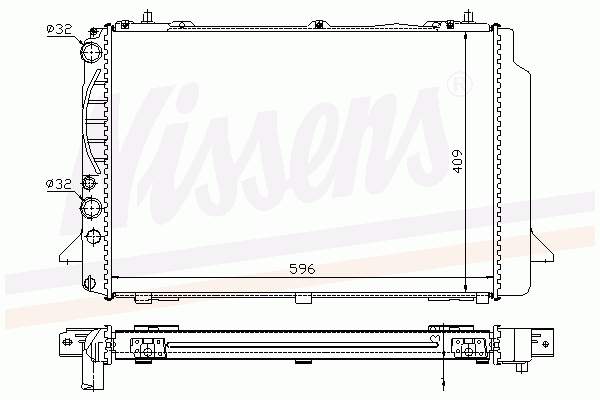 Radiador de esfriamento de motor VAG 8A0121251E preço, a partir de 74,52 USD