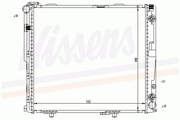 Radiador de esfriamento de motor Mercedes A1245007503 preço, a partir de 112,28 USD