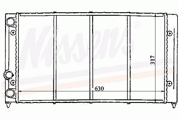 Compre 53960 NRF Radiador de esfriamento de motor