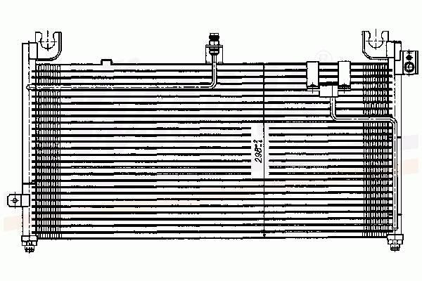 Radiador de aparelho de ar condicionado Nissens 94354 preço, a partir de 139,20 USD
