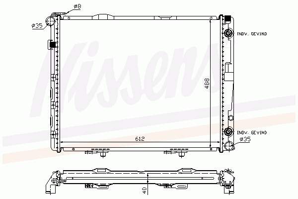Radiador de esfriamento de motor Mercedes A1245001402 preço, a partir de 193,12 USD