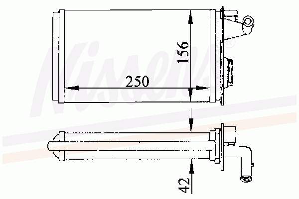 811075 VALEO Radiador de forno (de aquecedor)