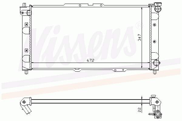Radiador de esfriamento de motor VAN Wezel 27002101 preço, a partir de 97,41 USD