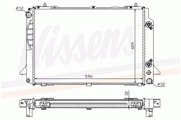 Radiador de esfriamento de motor VAG 8A0121251C preço, a partir de 278,35 USD