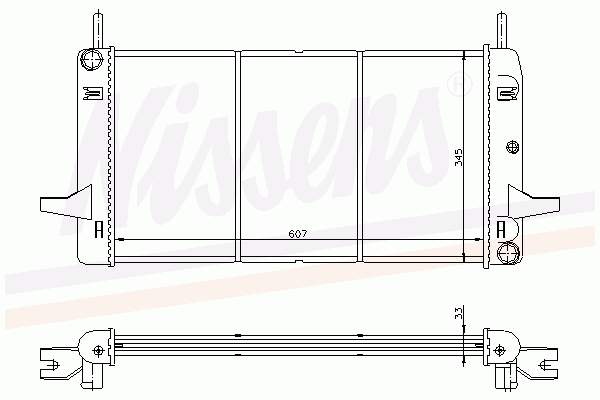 Radiador de esfriamento de motor Ford 1106759 preço, a partir de 97,33 USD