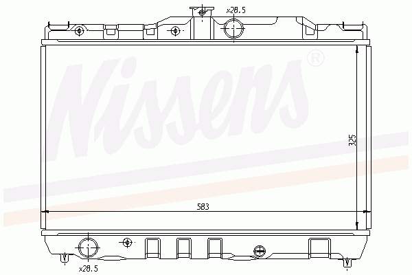 1640011020 Toyota Radiador de esfriamento de motor