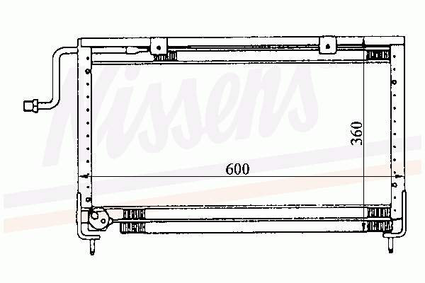 Radiador de aparelho de ar condicionado Mazda 626 III GD ao melhor preço