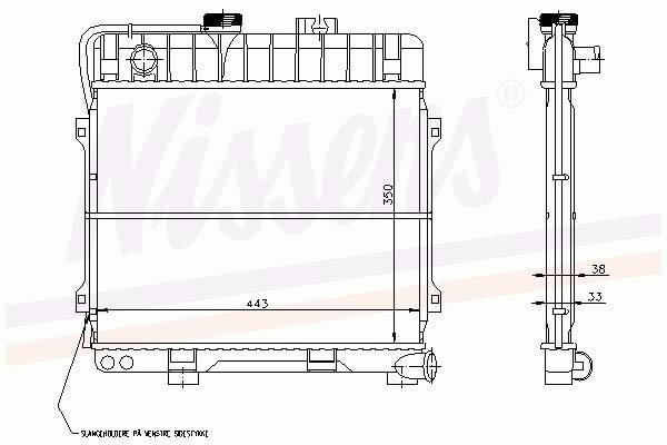 Radiador de esfriamento de motor BMW 17111151700 preço, a partir de 116,18 USD