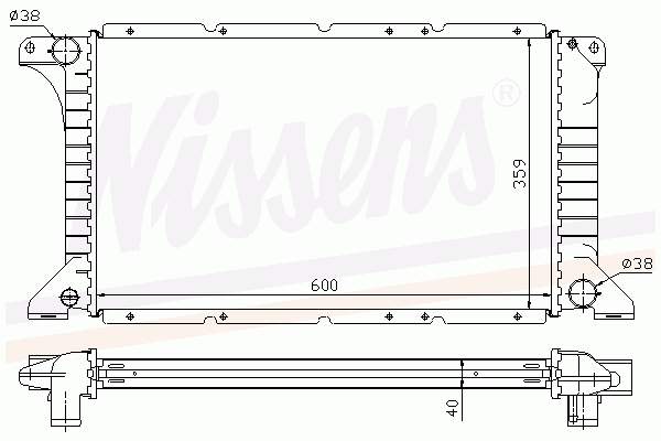 Radiador de esfriamento de motor Ford 6912241 preço, a partir de 133,80 USD