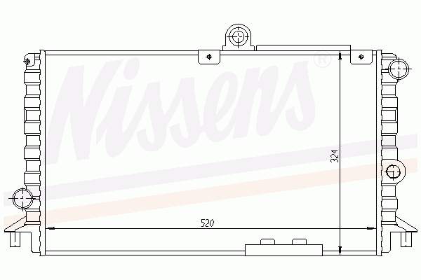 Radiador de esfriamento de motor Polcar 1401081 preço, a partir de 108,71 USD