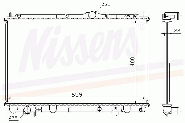 Radiador de esfriamento de motor Volvo 8602065 preço, a partir de 80,16 USD