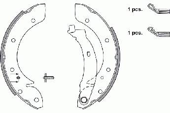 H68062 Brembo Sapatas do freio traseiras de tambor