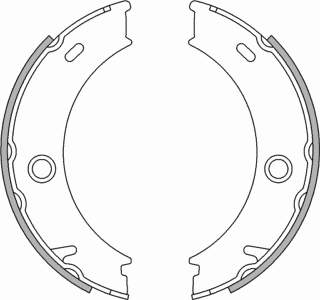 Sapatas do freio de estacionamento Mercedes A0024205920 preço, a partir de 43,04 USD