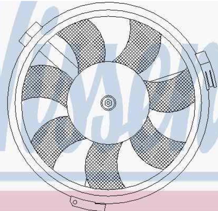Ventilador elétrico de esfriamento montado (motor + roda de aletas) Dasis 048700N preço, a partir de 62,99 USD