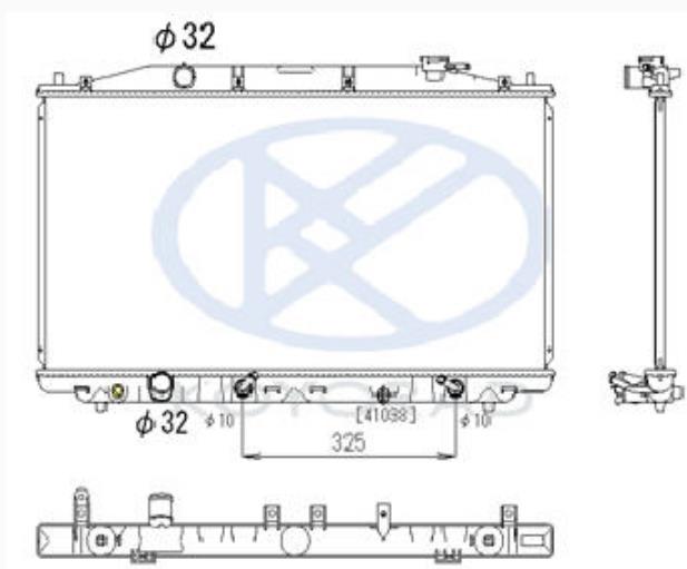 PL082230 Koyorad Radiador de esfriamento de motor