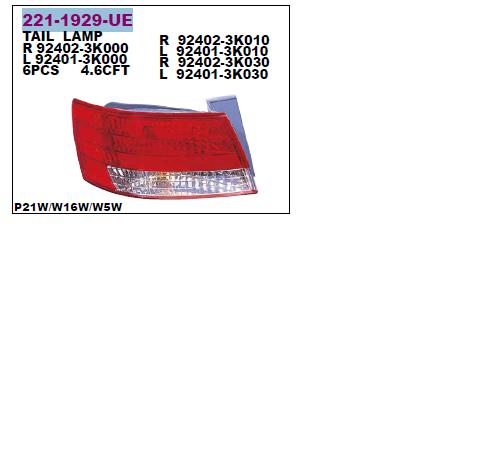 924023K010 Hyundai/Kia Lanterna traseira direita externa