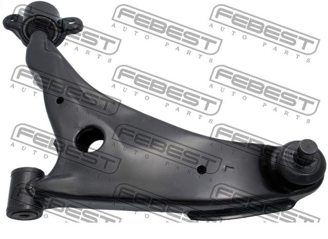 MR554375 Mitsubishi Braço oscilante inferior esquerdo de suspensão dianteira