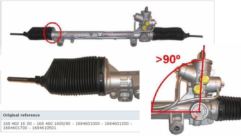 Compre Cremalheira da direção Mercedes A 