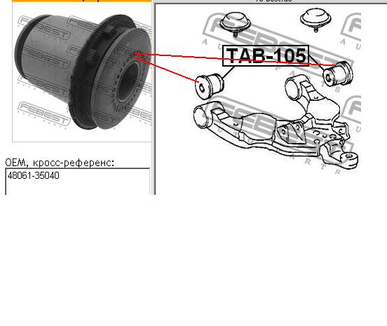 Bloco silencioso dianteiro do braço oscilante inferior Japan Parts RU293 preço, a partir de 12,72 USD