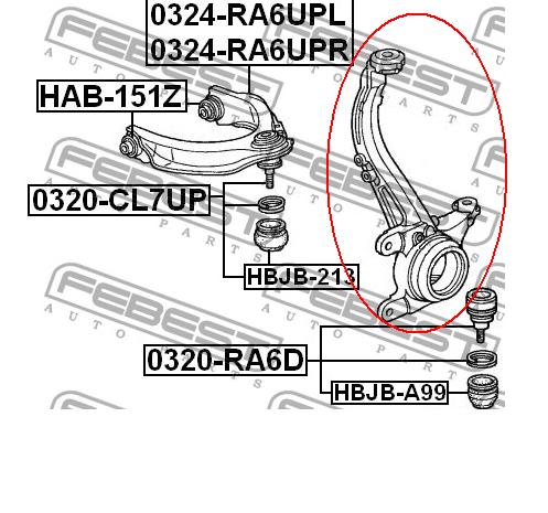 Suporte de esfera inferior Honda 51220SDA305 preço, a partir de 34,31 USD