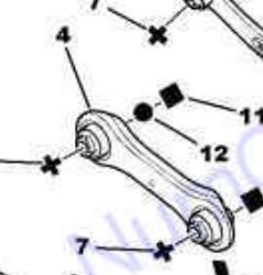 Barra transversal de suspensão traseira Peugeot/Citroen 1607498780 preço, a partir de 32,67 USD