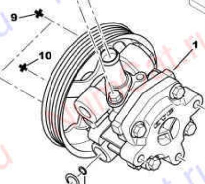 Bomba da Direção hidrâulica assistida para Mitsubishi Outlander II CW