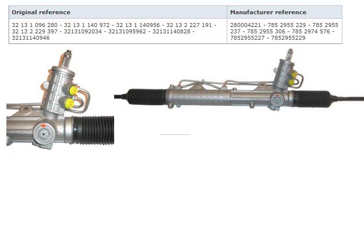 Cremalheira da direção BMW 32342228230 preço, a partir de 547,90 USD