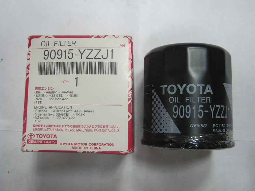 90915YZZJ1 Toyota Filtro de óleo