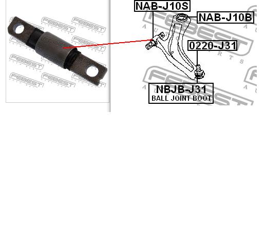 Compre 06131 Metalcaucho Bloco silencioso dianteiro do braço oscilante inferior