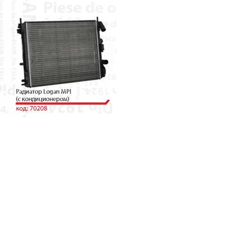 8660000438 Renault (RVI) Radiador de esfriamento de motor