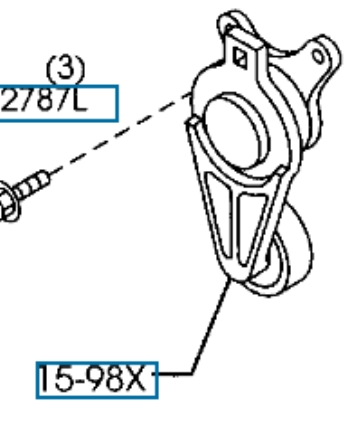 Reguladora de tensão da correia de transmissão Ford BT4E6B209CC preço, a partir de 25,93 USD