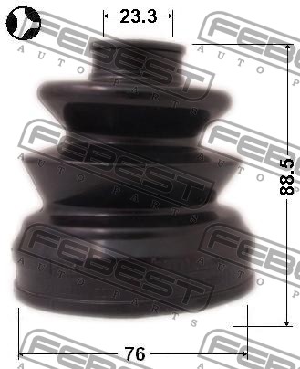 Bota de proteção interna esquerda de junta homocinética do semieixo dianteiro Mitsubishi 3817A019 preço, a partir de 33,15 USD