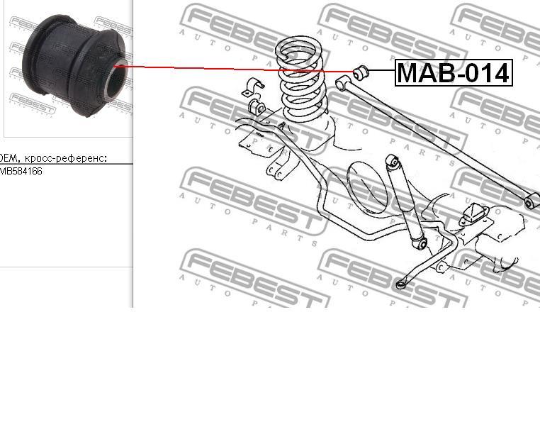 Bloco silencioso da barra Panhard (de suspensão traseira) GSP 511260 preço, a partir de 7,02 USD