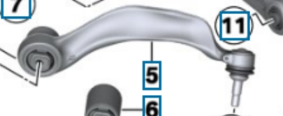 Braço oscilante inferior esquerdo de suspensão dianteira BMW 31126775959 preço, a partir de 112,37 USD