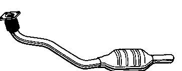 3A1253208FX VAG Silenciador, parte dianteira