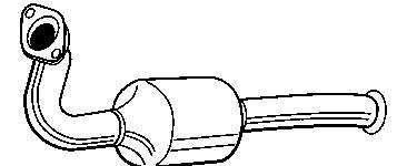 BM80148H BM Catalysts Silenciador, parte dianteira