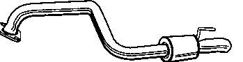  Silenciador, parte traseira Toyota Land Cruiser 90 SUV (J9) (1996 - 2002) 90
