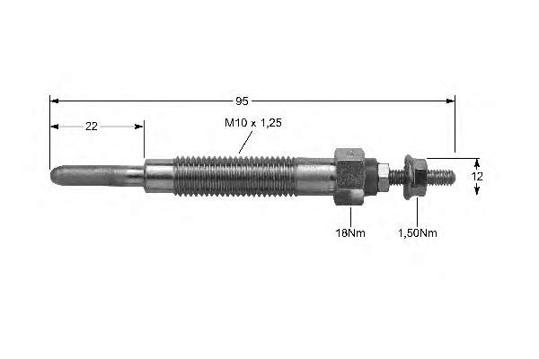 Vela de incandescência Nissan/Infiniti 1106563G00 preço, a partir de 21,87 USD