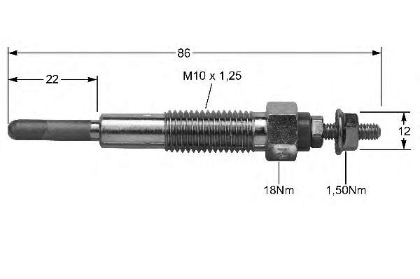 Compre CP60 Japan Parts Vela de incandescência