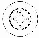 8737810 Brembo Disco do freio traseiro