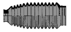 Compre K150025 Moog Bota de proteção do mecanismo de direção (de cremalheira)
