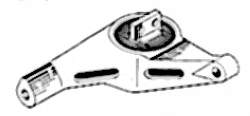 6620273 Ford Coxim (suporte) esquerdo de motor